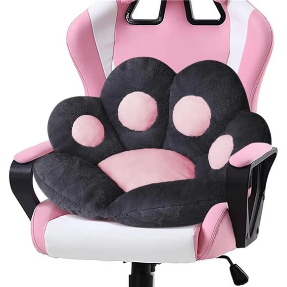 Cat Paw Cushion Kawaii Chair Cushions 27.5 x 23.6 inch Cute Stuff Seat Pad Comfy - Picture 1 of 6